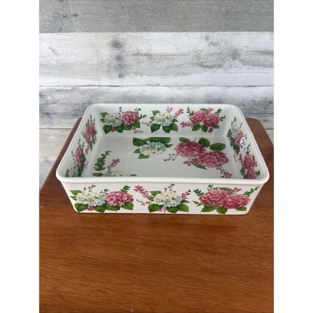 Temp-tations By Tara Hydrangea Rectangular Baking Dish